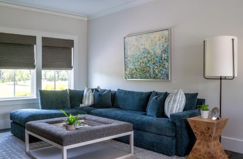 Harrier St blue couch