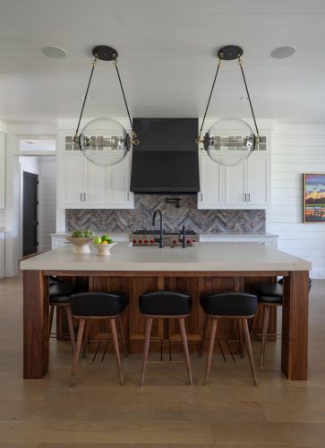 Ochre Dining Kitchen Island & Barstools