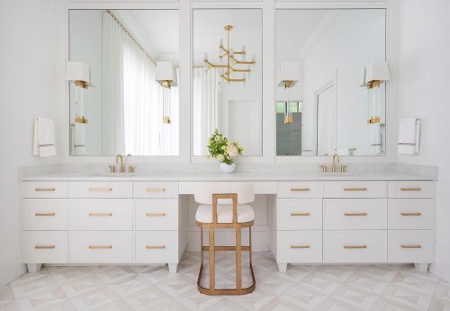 Golf Course Drive large mirror & vanity