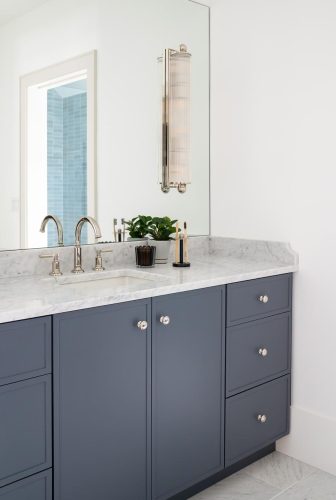 Boone Hall Marble Counter Bathroom