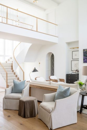 Grove Park Staircase Leading into Living Room
