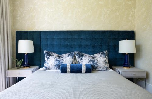 Palmetto Bluff Road Blue Bedroom
