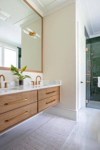 Palmetto Bluff Road Wood Accent Bathroom