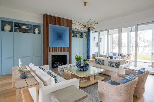 Crane Island fire place