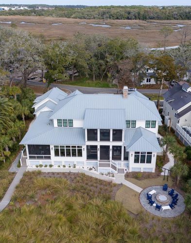 Crane Island backyard