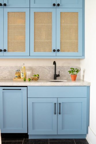 Eagle Lane blue cuboards