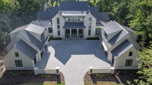 Golf Course Drive front aerial view