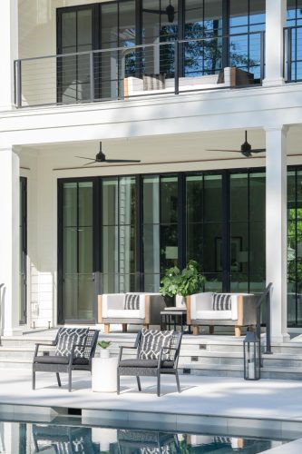 Golf Course Drive pool side lounge area
