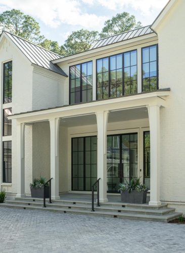 Golf Course Drive front of house close up